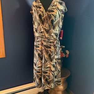 NWT 212 Collection faux wrap dress XL